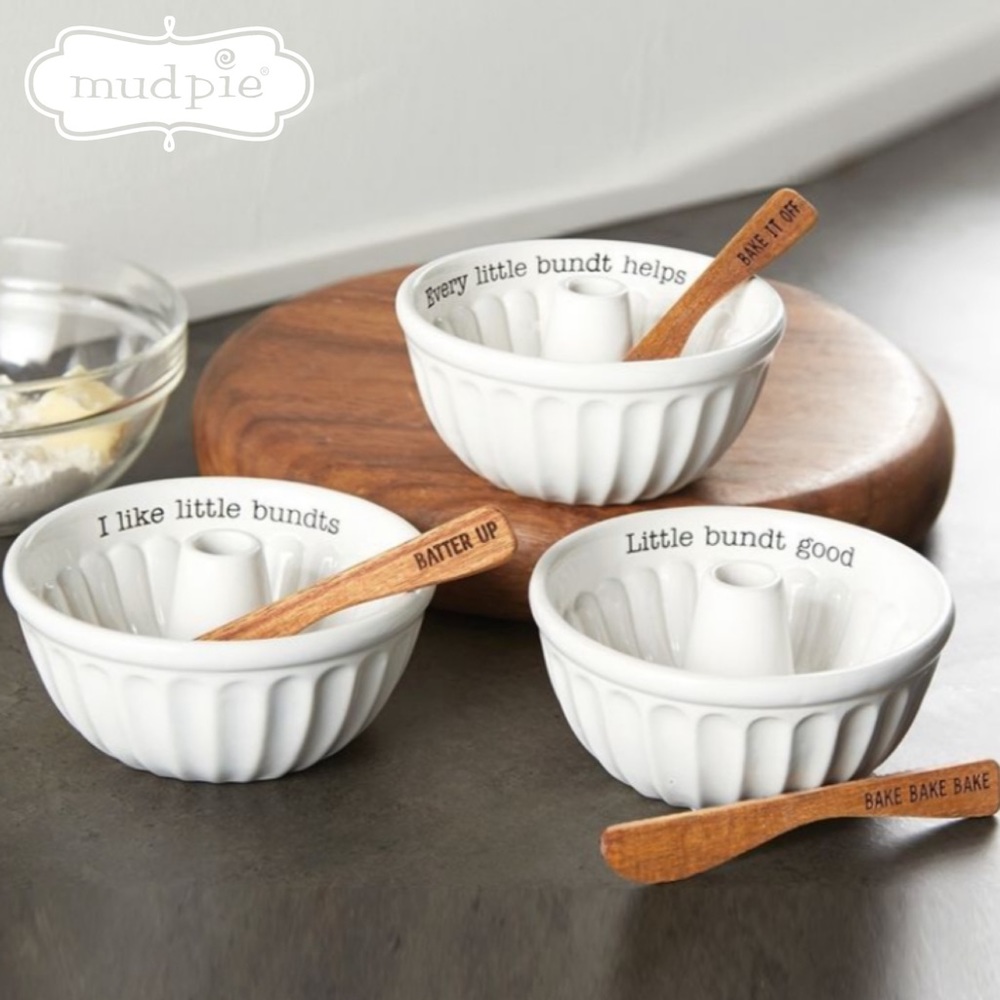 Mud Pie I Like Little Bundts Pan Set
